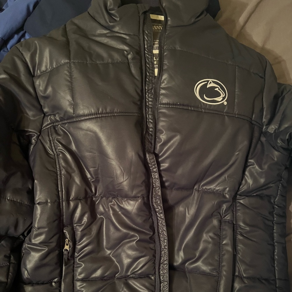 Penn State colosseum athletic puffer jacket
